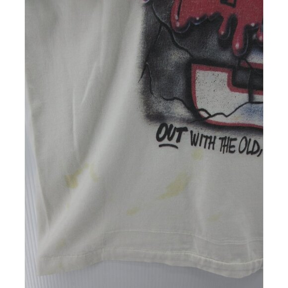 VINTAGE Jeff Gordon Shirt XL NASCAR Racing Fruit Of The Loom 90s Tee * - Picture 5 of 16